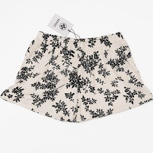 Cider Ribbed Floral Print Shorts – Size Large | NWT